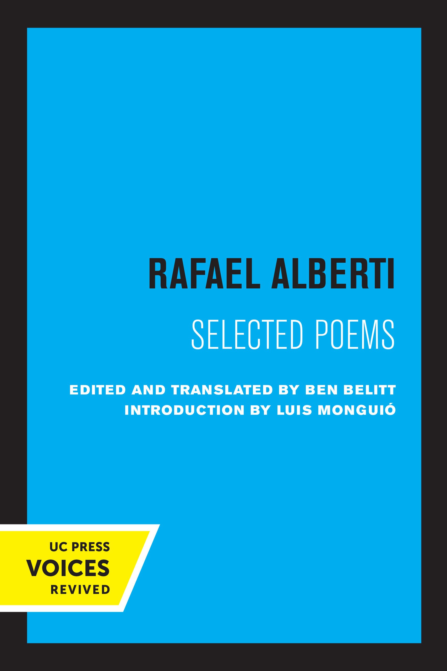 Cover of Rafael Alberti: Selected Poems